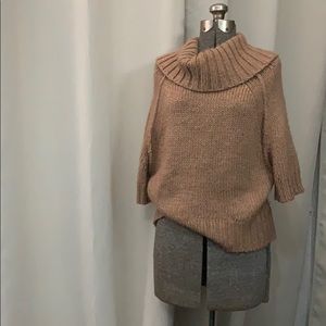 ANN TAYLOR & LOFT BEIGE SWEATER - SIZE SMALL